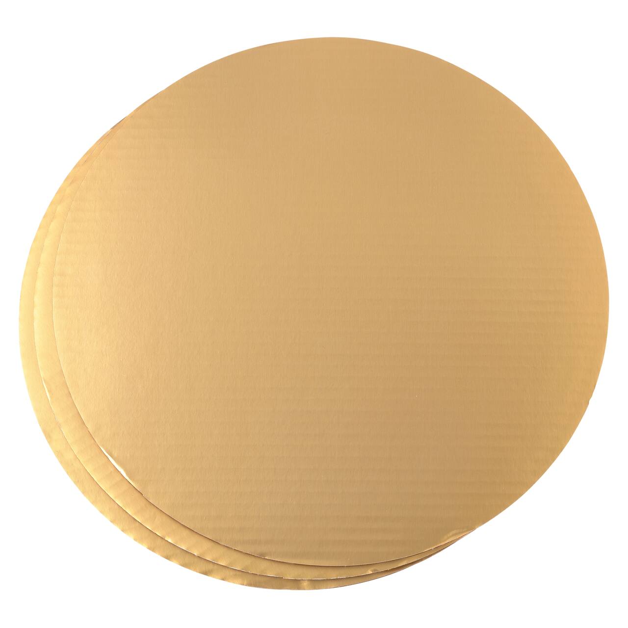 12 Packs: 3 ct. (36 total) 12" Metallic Gold Cake Boards by Makery®